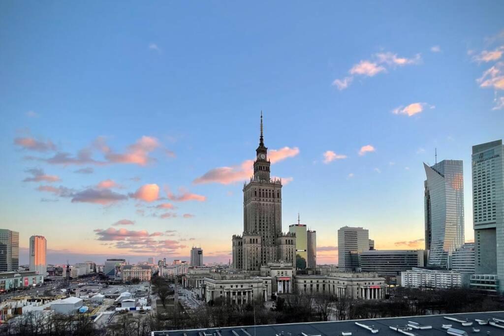 Super Apartament Brown 2X Metro Nowy Wifi Netflix Spotify Panorama Miasta Warsaw Exterior photo