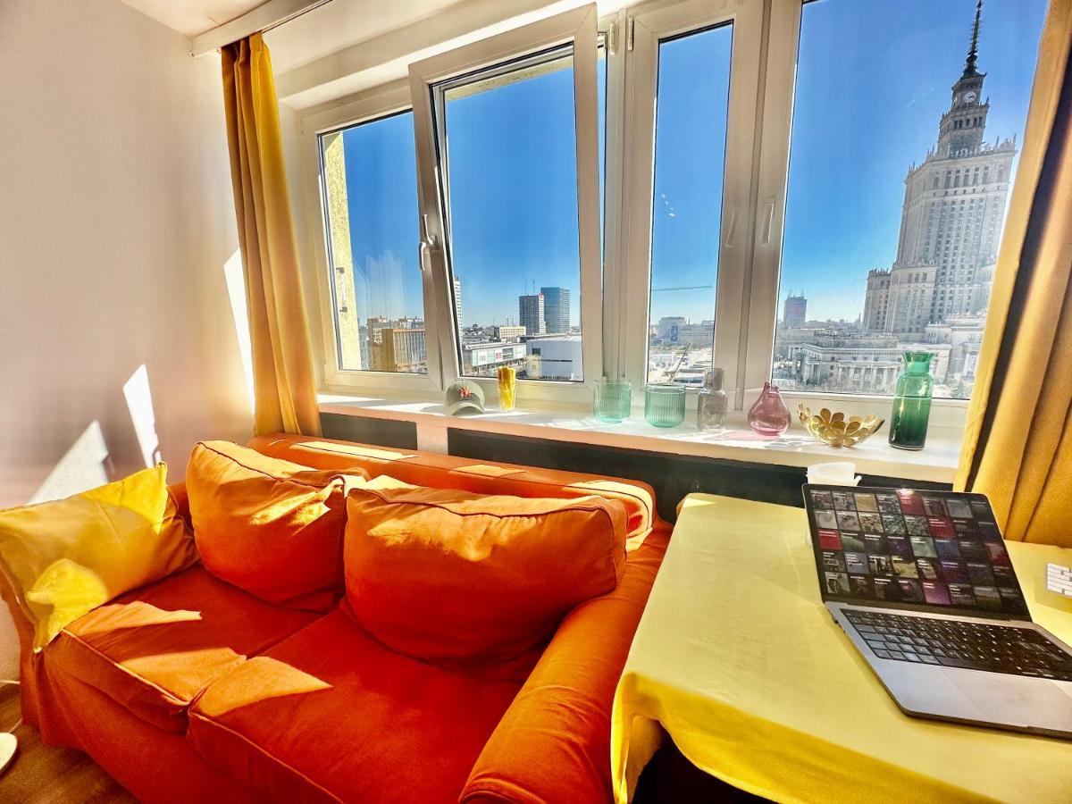 Super Apartament Brown 2X Metro Nowy Wifi Netflix Spotify Panorama Miasta Warsaw Exterior photo