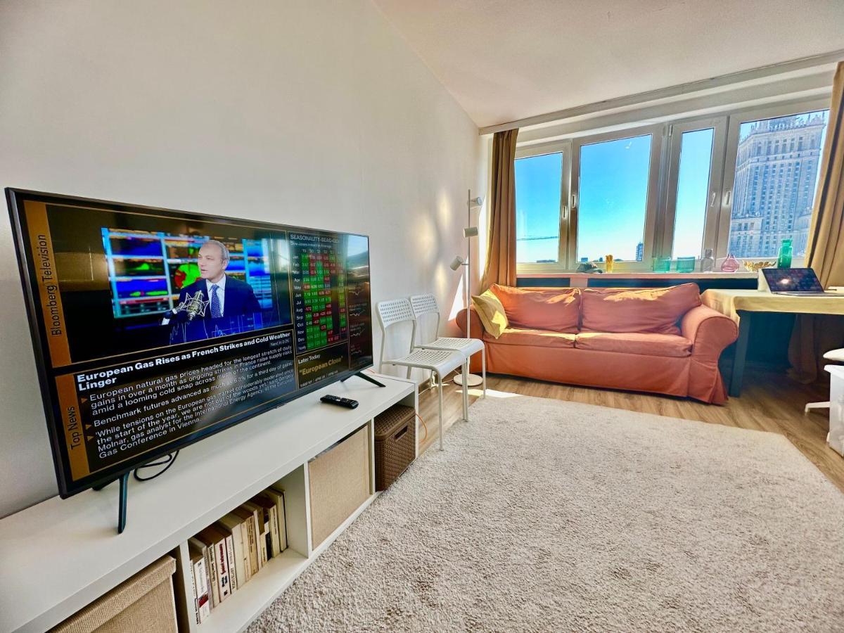 Super Apartament Brown 2X Metro Nowy Wifi Netflix Spotify Panorama Miasta Warsaw Exterior photo