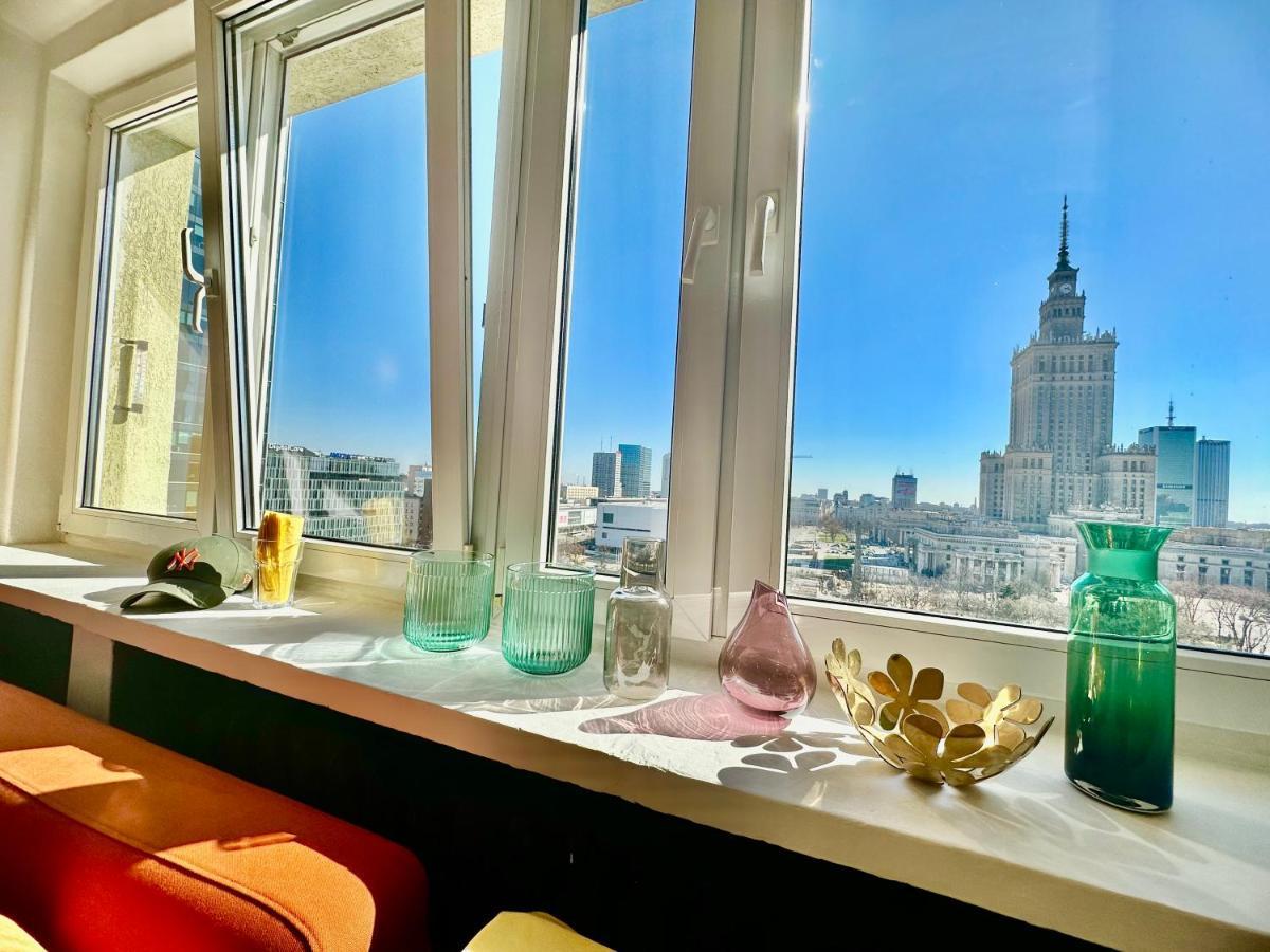 Super Apartament Brown 2X Metro Nowy Wifi Netflix Spotify Panorama Miasta Warsaw Exterior photo