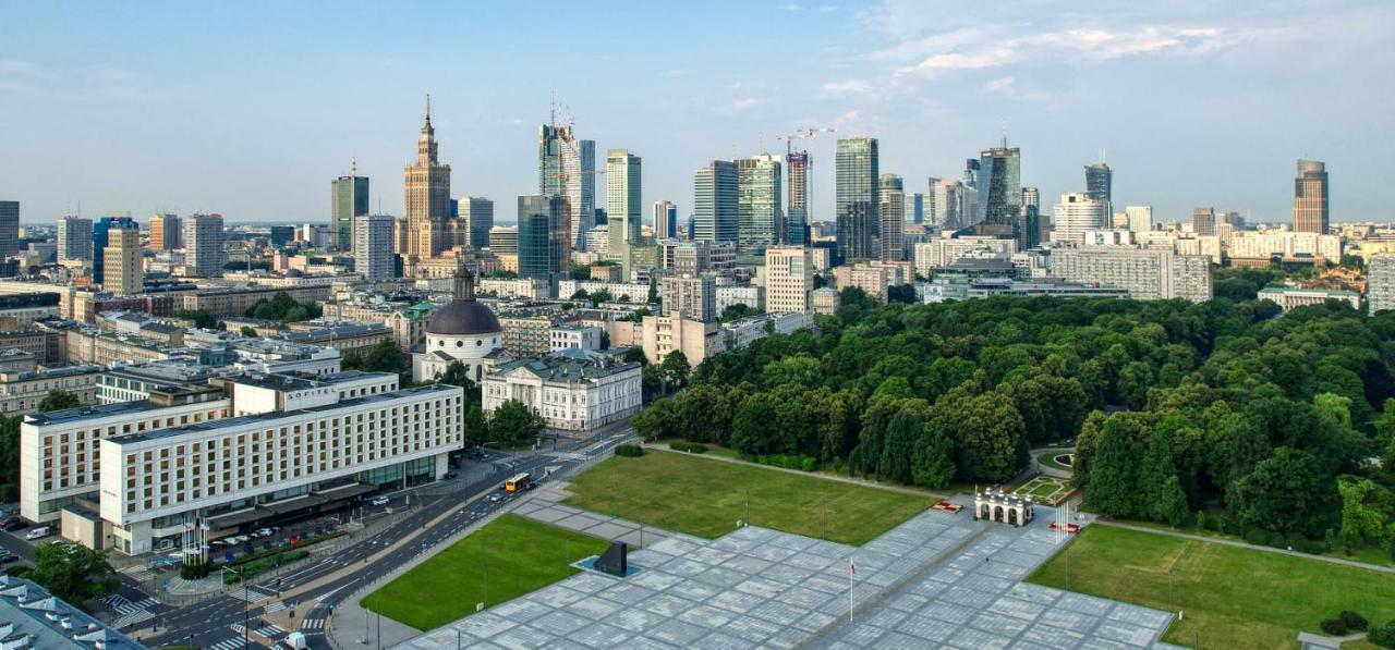 Super Apartament Brown 2X Metro Nowy Wifi Netflix Spotify Panorama Miasta Warsaw Exterior photo