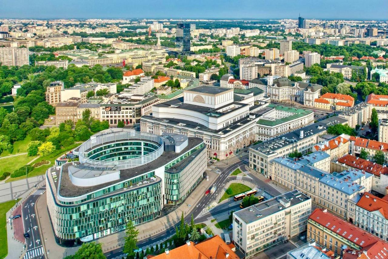 Super Apartament Brown 2X Metro Nowy Wifi Netflix Spotify Panorama Miasta Warsaw Exterior photo
