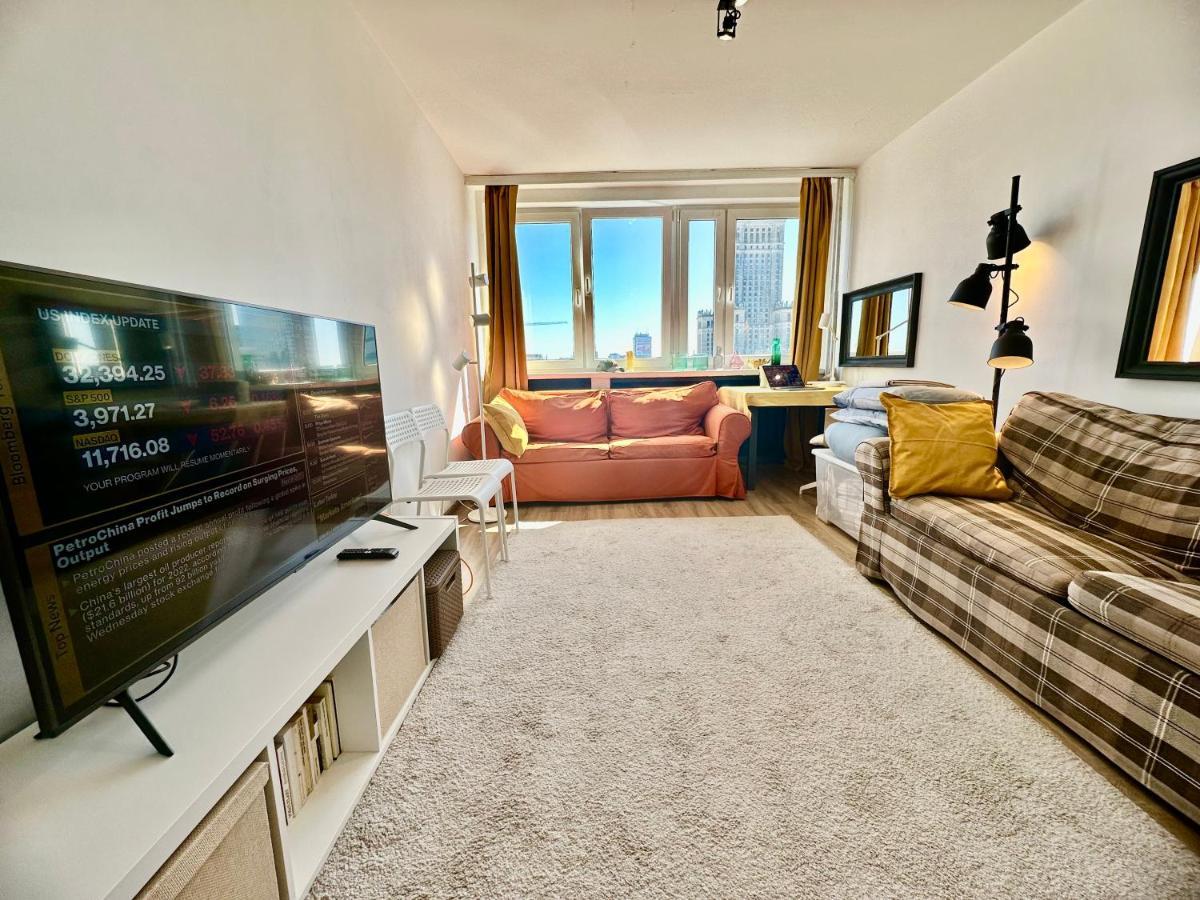 Super Apartament Brown 2X Metro Nowy Wifi Netflix Spotify Panorama Miasta Warsaw Exterior photo